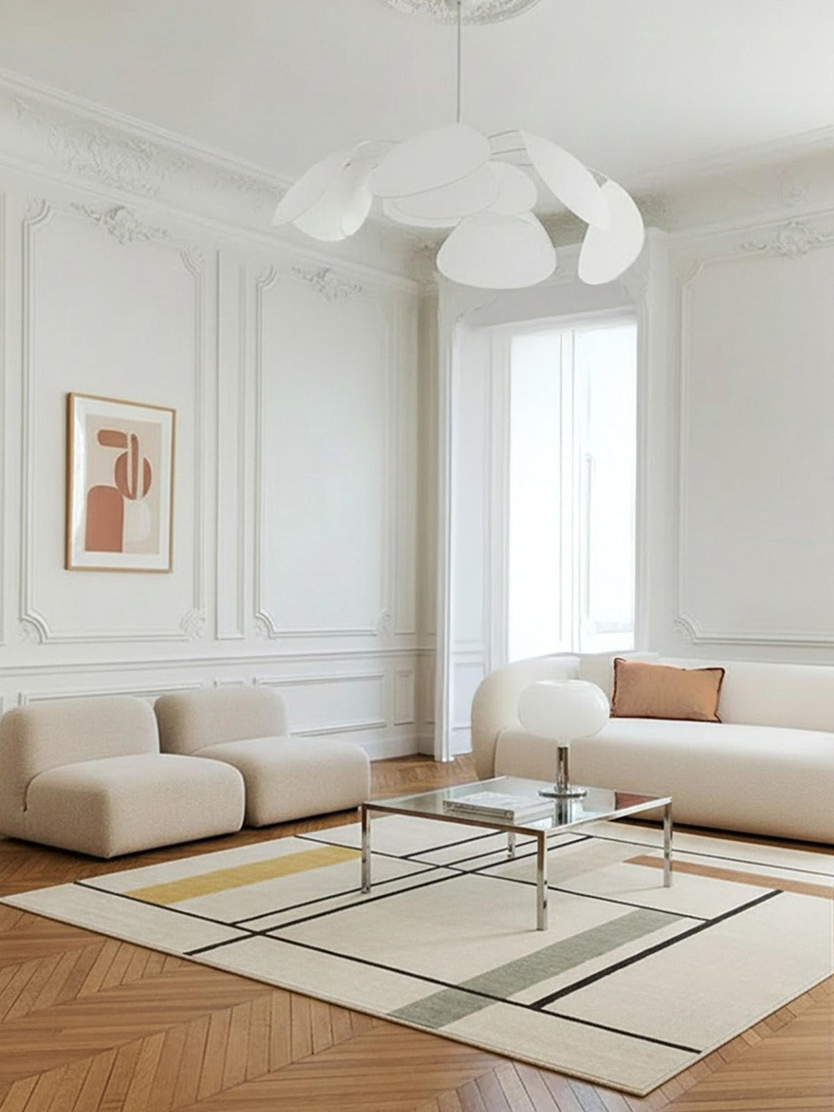 TEPPICH weich stark grafisch mehrfarbig - Multicolor, Textil (120/170cm) - AFK Living