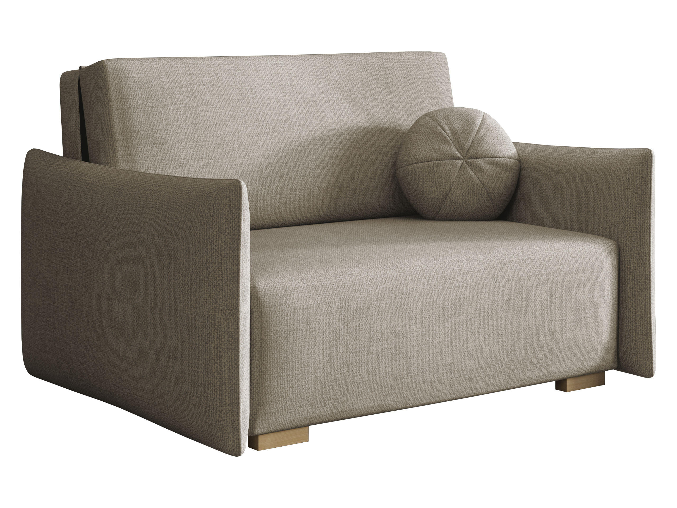 SCHLAFSOFA Viva Glov II - Naturfarben, Holz/Textil (134/85/98cm) - MIRJAN24