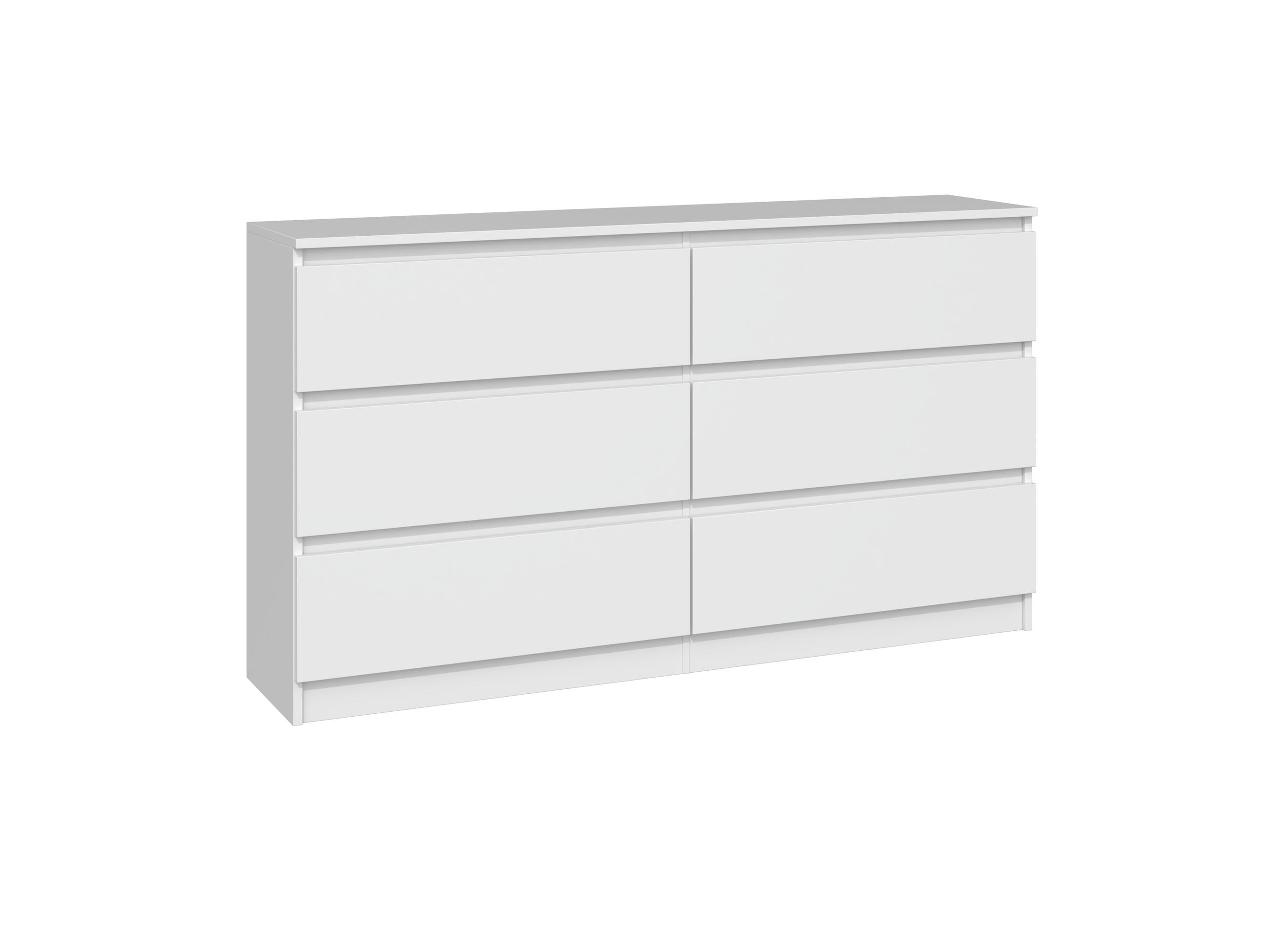CDF Kommode Weiß 138x75x40 cm
