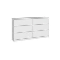 KOMMODE MALWA M6 140 - WEISS - Weiß, Holzwerkstoff (138/75/40cm) - CDF