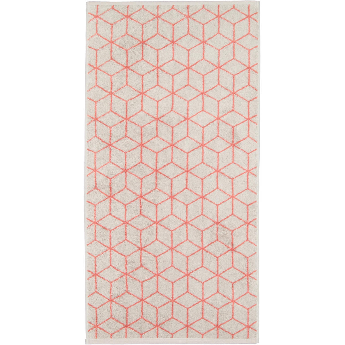 GÄSTETUCH COORDINATES CARRÉ COLORS 2559 FRENCH LINEN/CORAL - 72 - Grau, Textil (30/50cm) - Zöllner