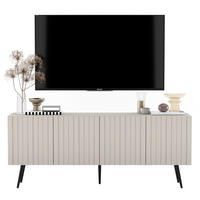TV-SCHRANK Elpis Kaschmir Matt mit Metallbeine Glamour 150 cm - Kaschmir, Holzwerkstoff (150/60.5/36.5cm) - Meble Lindner