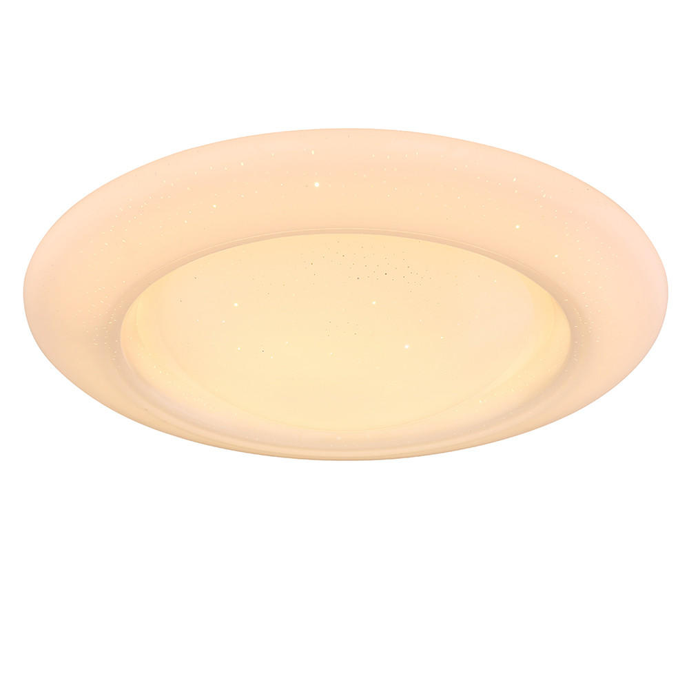 LED DECKENLEUCHTE MARINO Weiß Metall - Weiß, Metall (51/51/10.5cm) - Globo Lighting