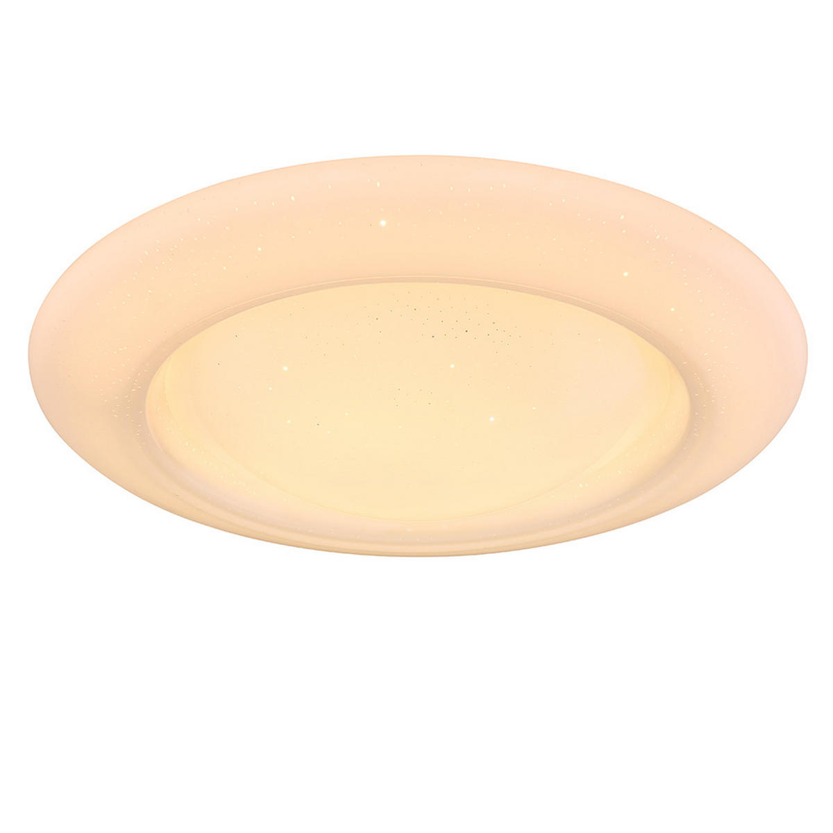 LED DECKENLEUCHTE MARINO Weiß Metall - Weiß, Metall (51/51/10.5cm) - Globo Lighting