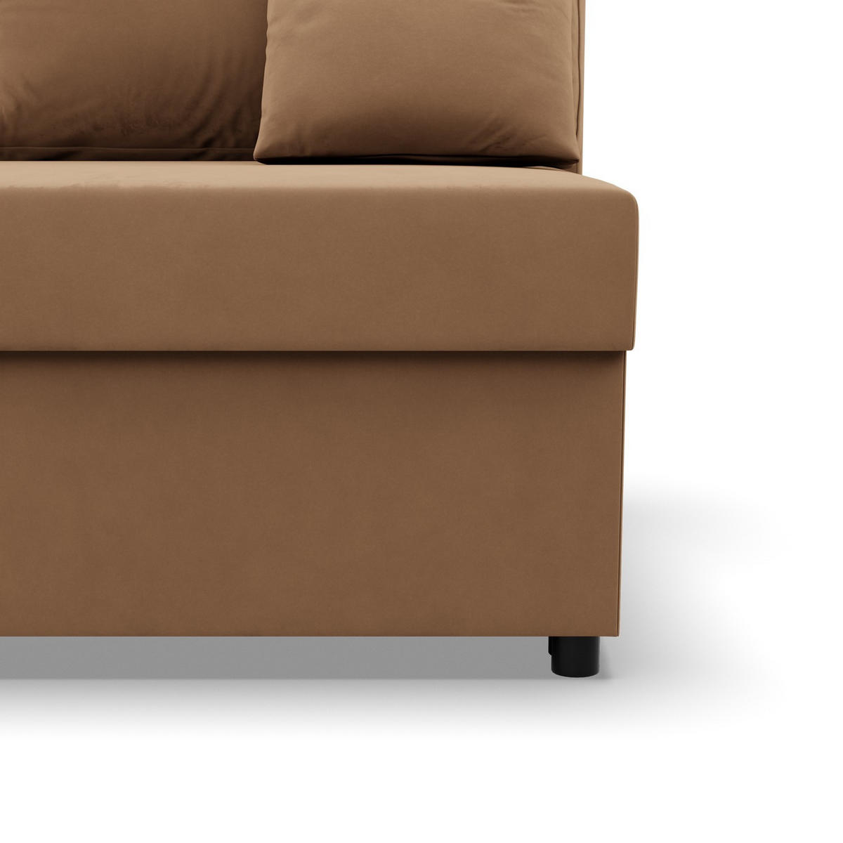 ECKSOFA MIT SCHLAFFUNKTION KEMI Braun - Braun, Textil (135/201cm) - Mebligo