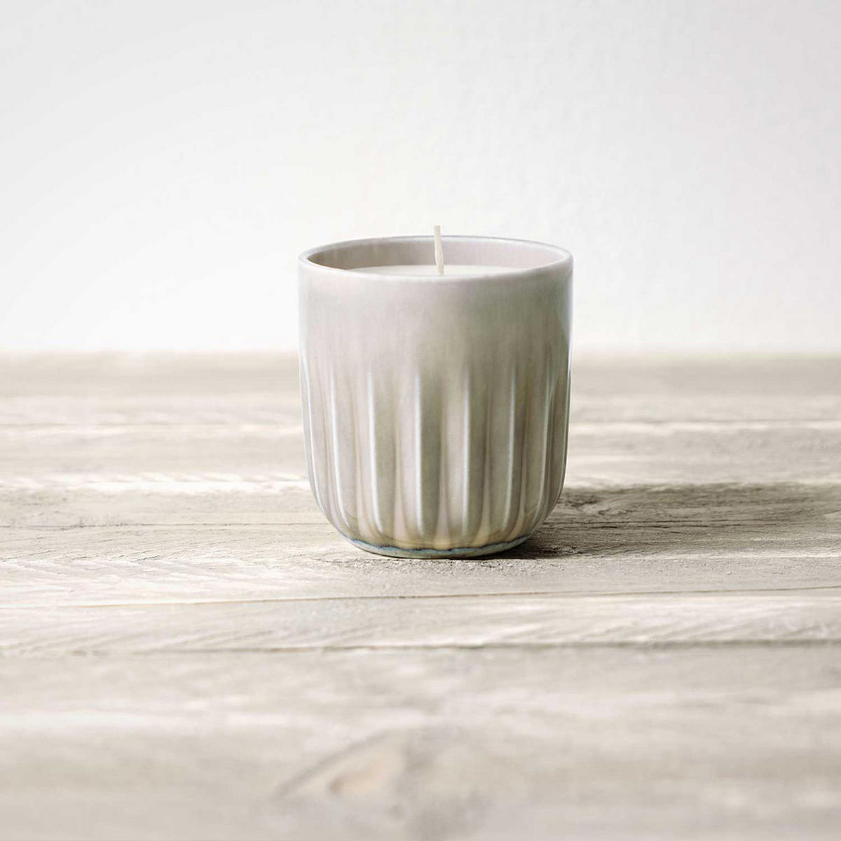 DUFTKERZE BEACH VIBES Perlemor Home Sand beige ø 8,5 x 9 cm - Beige, Keramik (9cm) - like.Villeroy & Boch