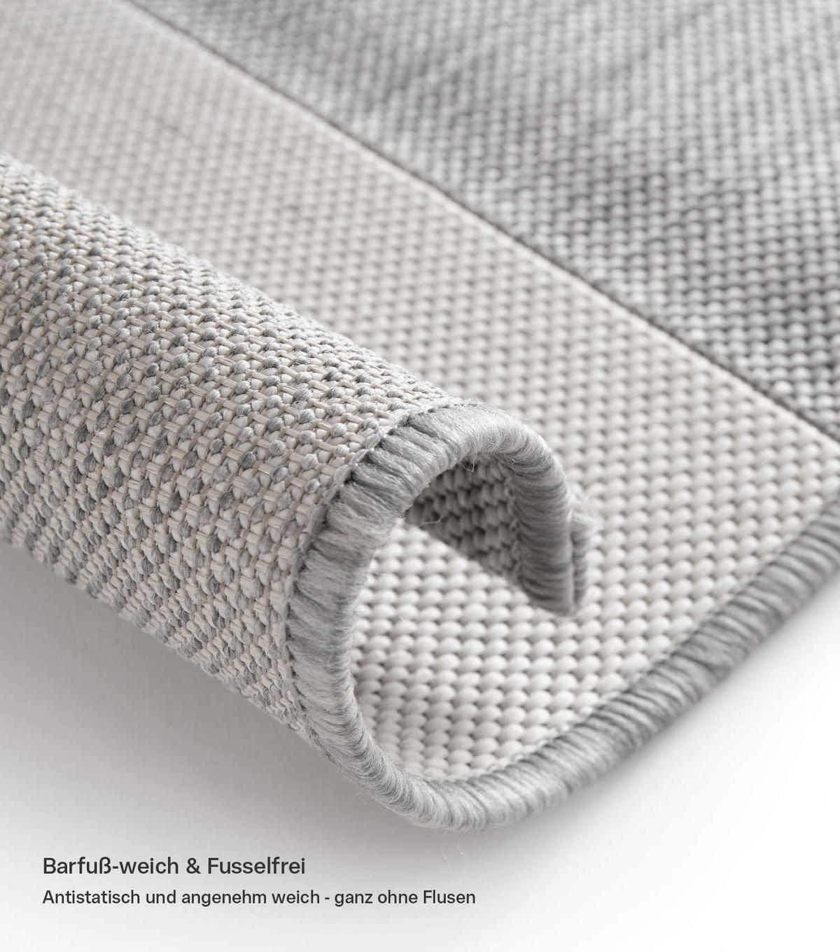 OUTDOORTEPPICH Der Gestreifte - Grau, Kunststoff (200/290cm) - Mokebo