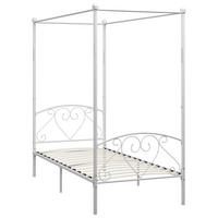 METALLBETT Harper 198/209 cm - Weiß, Metall (190/200cm) - Nettlife