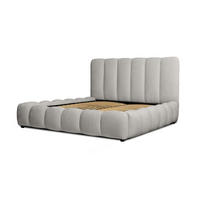 POLSTERBETT Heda Perfect Harmony - Hellgrau, Holzwerkstoff/Textil (180/200cm) - Fun Möbel