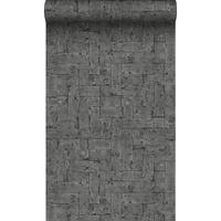 TAPETE Backstein-Optik 53 cm x 10.05 m - Schwarz, Papier (53/1000cm) - Origin Wallcoverings