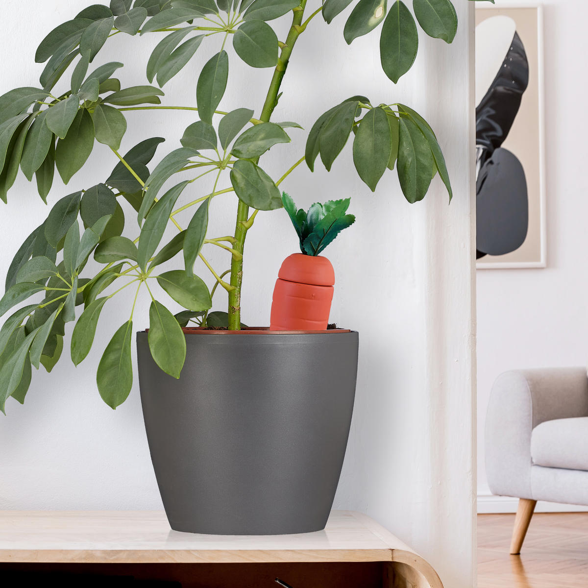 4xTONKEGEL - Multicolor, Keramik/Kunststoff (5/23/5cm) - Relaxdays