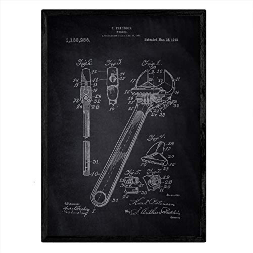 POSTER Key Patent A3 Rahmenlos - Klar, Papier (29.7/5/42cm) - Nacnic
