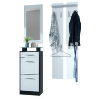 GARDEROBE Loret Front in Weiß matt - Weiß, Holzwerkstoff (140/200/23cm) - Vladon