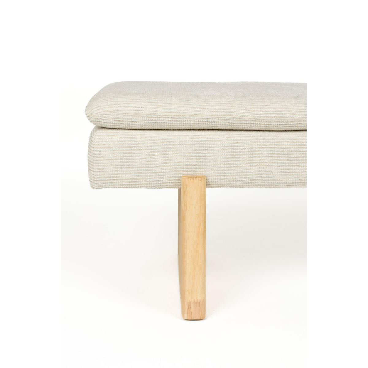 SITZBANK Jappo 120x40x45 cm Beige - Grau, Kunststoff (40/45/120cm) - Housecraft Living