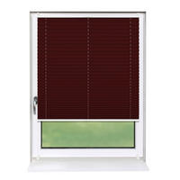 PLISSEE Basic ohne Bohren - Rot, Textil (50/150cm) - Deco-Raum