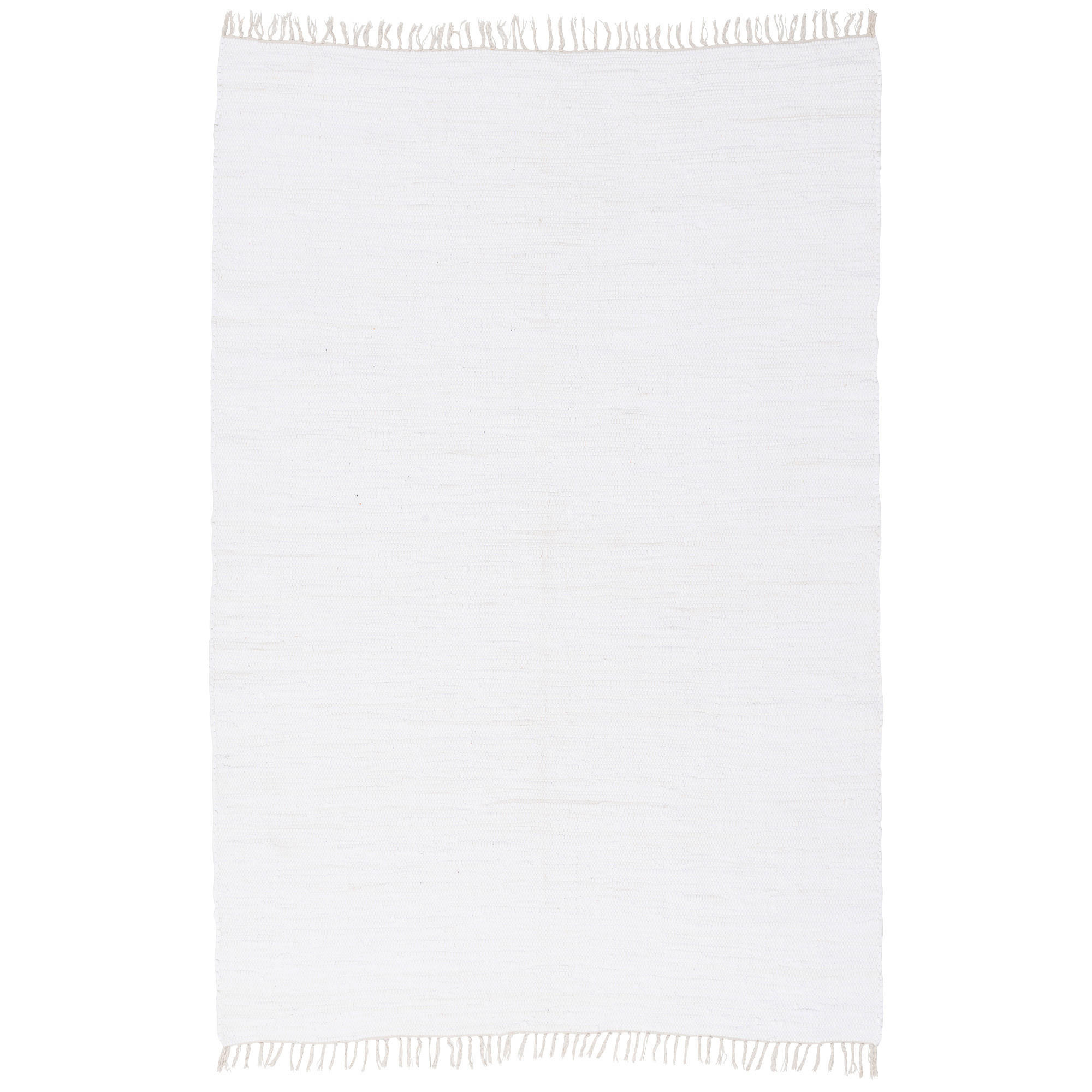 BAUMWOLLE NATUR TEPPICH JOLLY COTTON - Weiß, Textil (70/250cm) - Pergamon