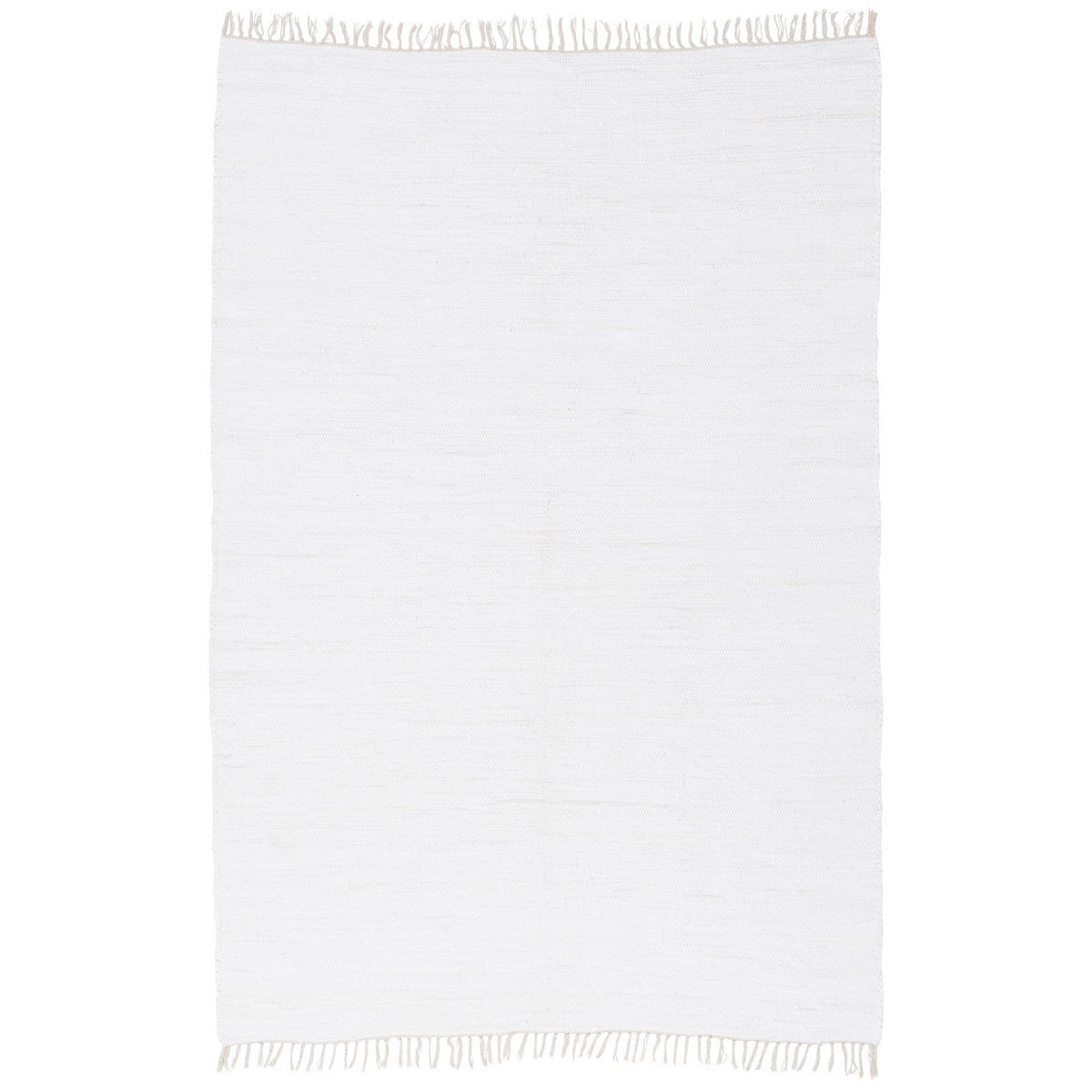 BAUMWOLLE NATUR TEPPICH JOLLY COTTON - Weiß, Textil (70/250cm) - Pergamon