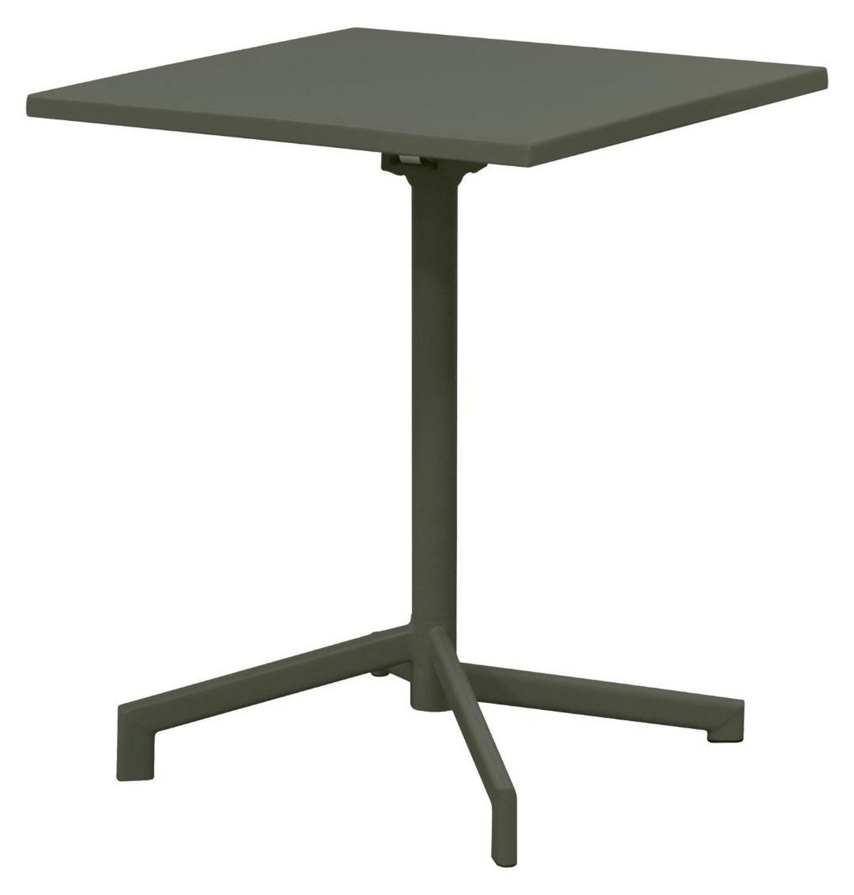 CAFÉTISCH, Adam, Grün, Stahl, 60 x 60 x 73 cm - Grün, Metall (60/60/73cm) - ebuy24