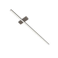 LED-DECKENLEUCHTE Splint L100 - Graubraun, Metall (2/100/2cm) - Lumicom