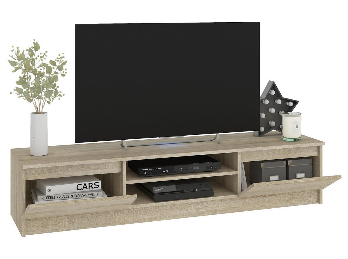 TV SKRINKA nízka - dub sonoma, kompozitné drevo (220/140/40cm) - RAUMHIRSCH FURNITURE