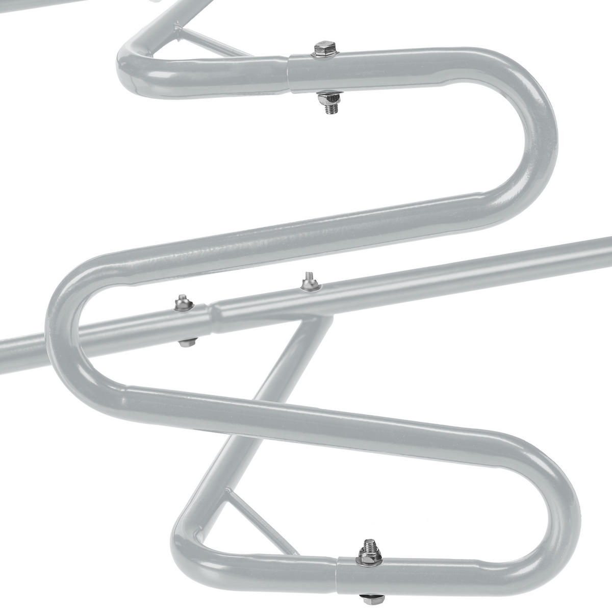 MÜLLPRESSE - Grau, Metall (35/41/95cm) - Relaxdays