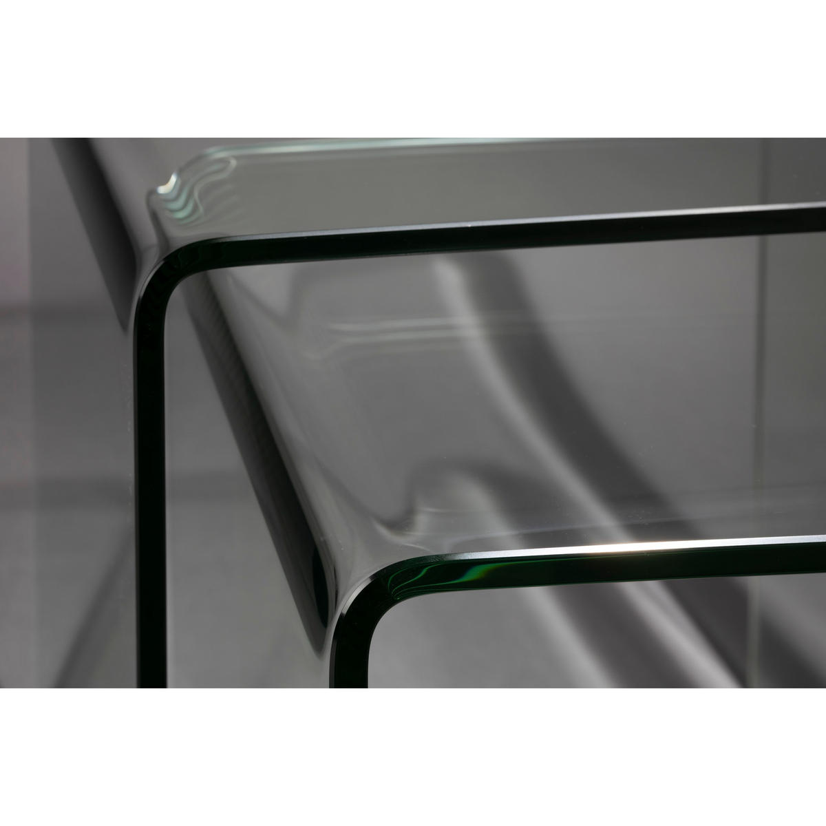 BEISTELLTISCH Vetro 2er-Set Transparent - Klar, Glas (40/45/45cm) - Dutchbone