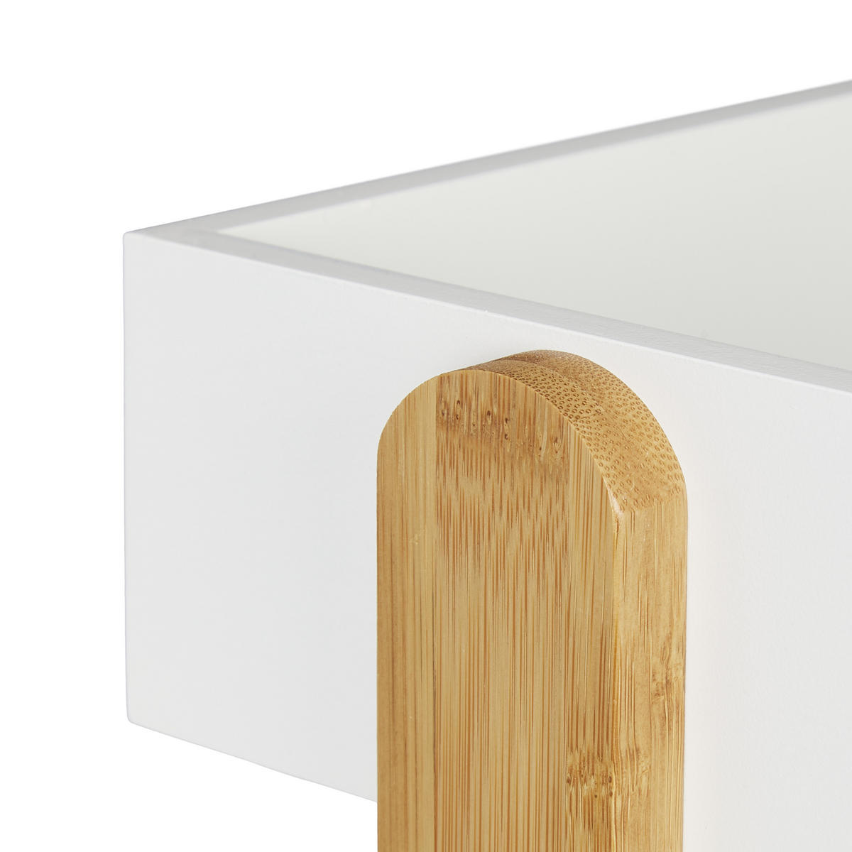 SCHREIBTISCHORGANIZER - Weiß, Holz/Holzwerkstoff (16.5/22.5/25cm) - Relaxdays