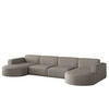 WOHNLANDSCHAFT Palma Xl Stoff Noel - Grau, Holzwerkstoff/Textil (282/78/165cm) - Fun Möbel