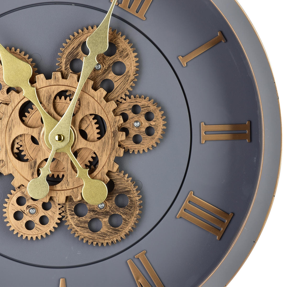 WANDUHR Ramsey grau 40/40/40 cm Kunststoff - Grau, Kunststoff (40/40/40cm) - Mondex