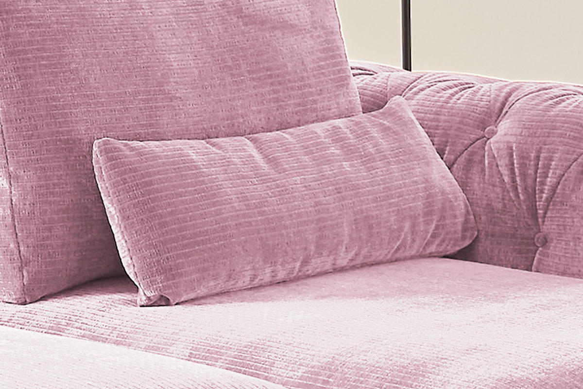 NIERENKISSEN GROSS SEPHI Pink Cord - Pink, Textil (92/19cm) - KAWOLA