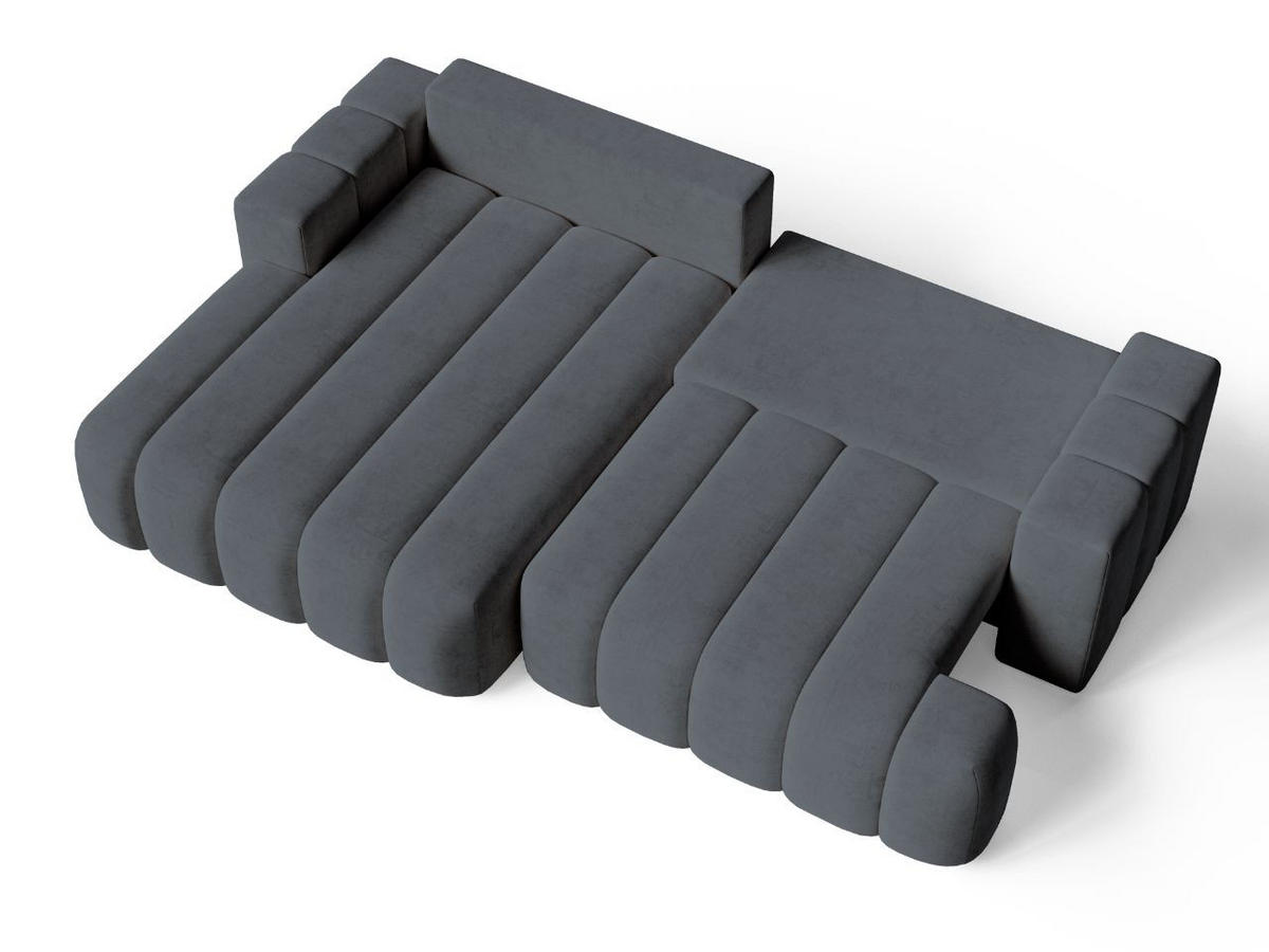 ECKSOFA Caleo Dunkelgrau Links - Dunkelgrau, Holz/Textil (270/170cm) - Graingold