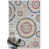 OUTDOORTEPPICH Reed Hellgrau,Rostfarben,Currygelb 160/230 cm - Hellgrau, Textil (160/230cm) - My-Rug