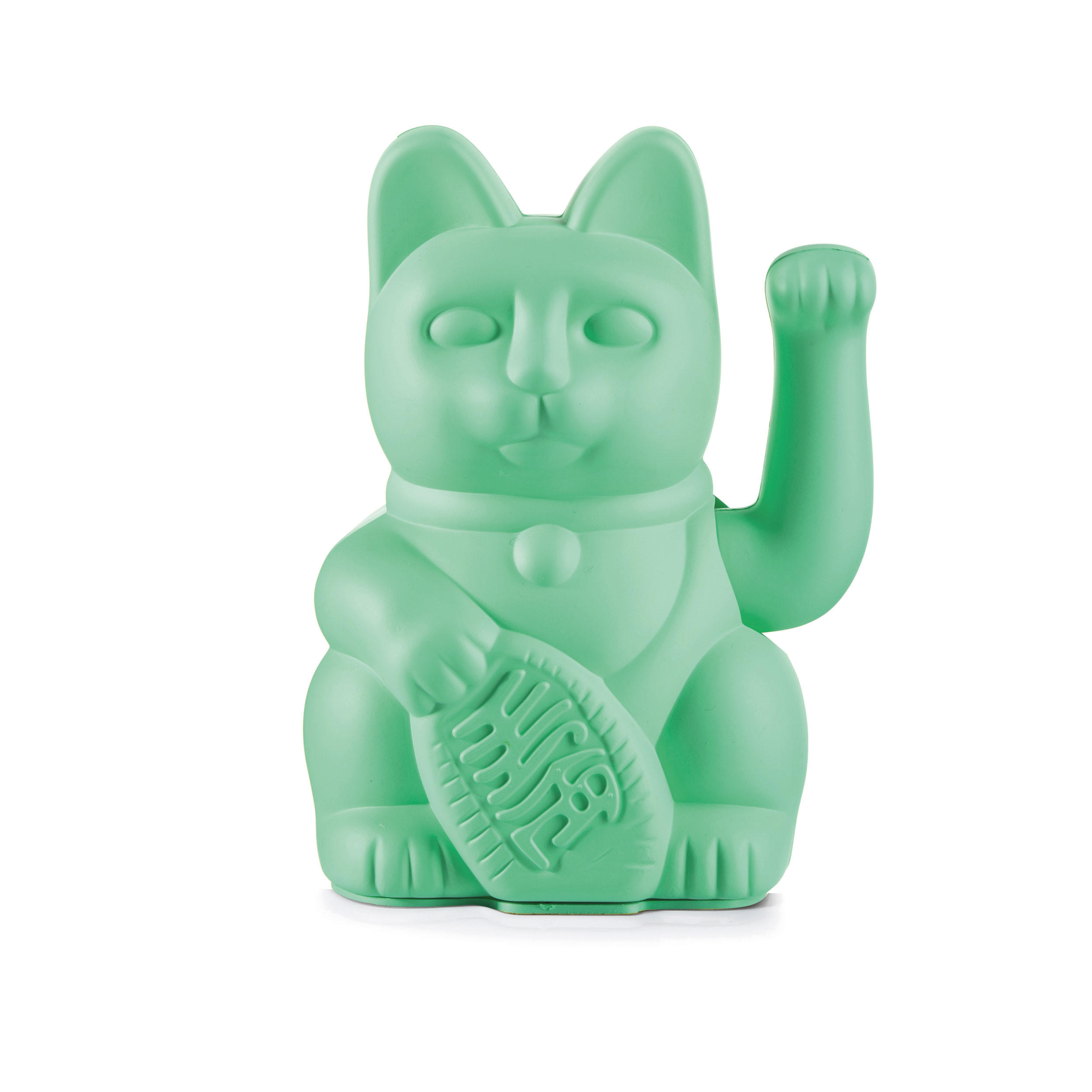 Donkey Products Winkekatze Grün 10.5x15x9 cm