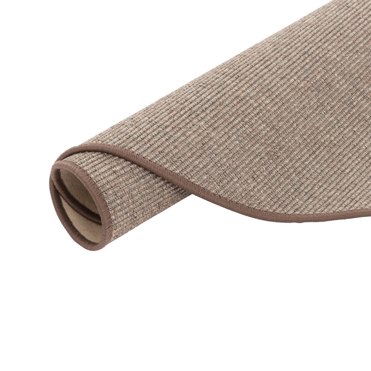 NATUR SISAL-OPTIK TEPPICH TAFF RUND - Braun, Textil (200/200cm) - Snapstyle