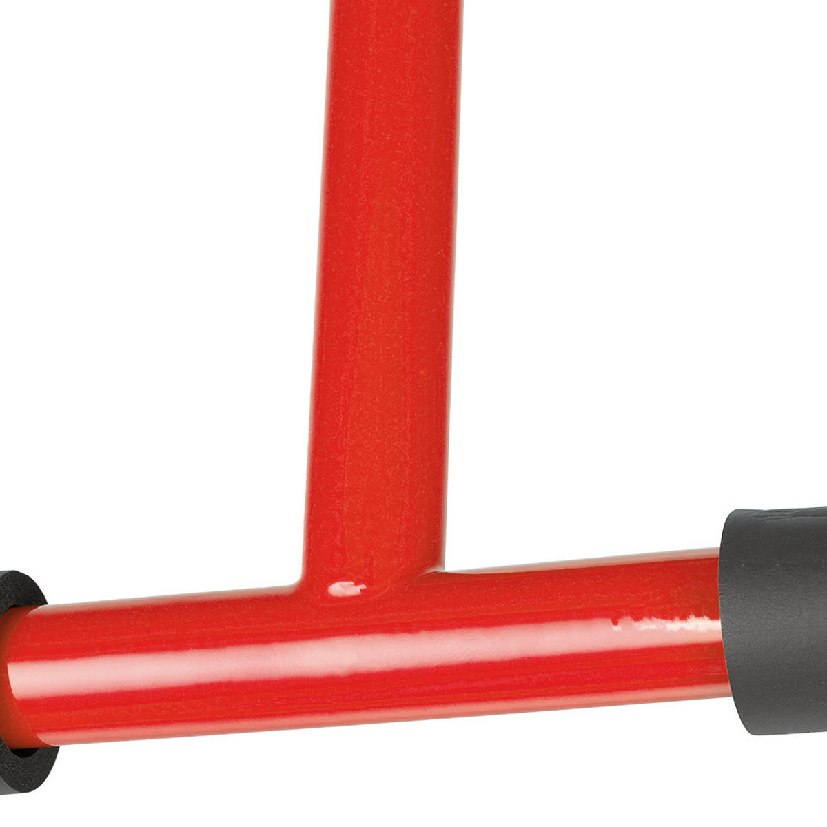 DECKENHAKEN 4 Stück T-förmige in Rot Vielseitig einsetzbar Belastbarkeit 43,5 x 29 cm - Rot, Metall (29/1/43.5cm) - Livingandhome