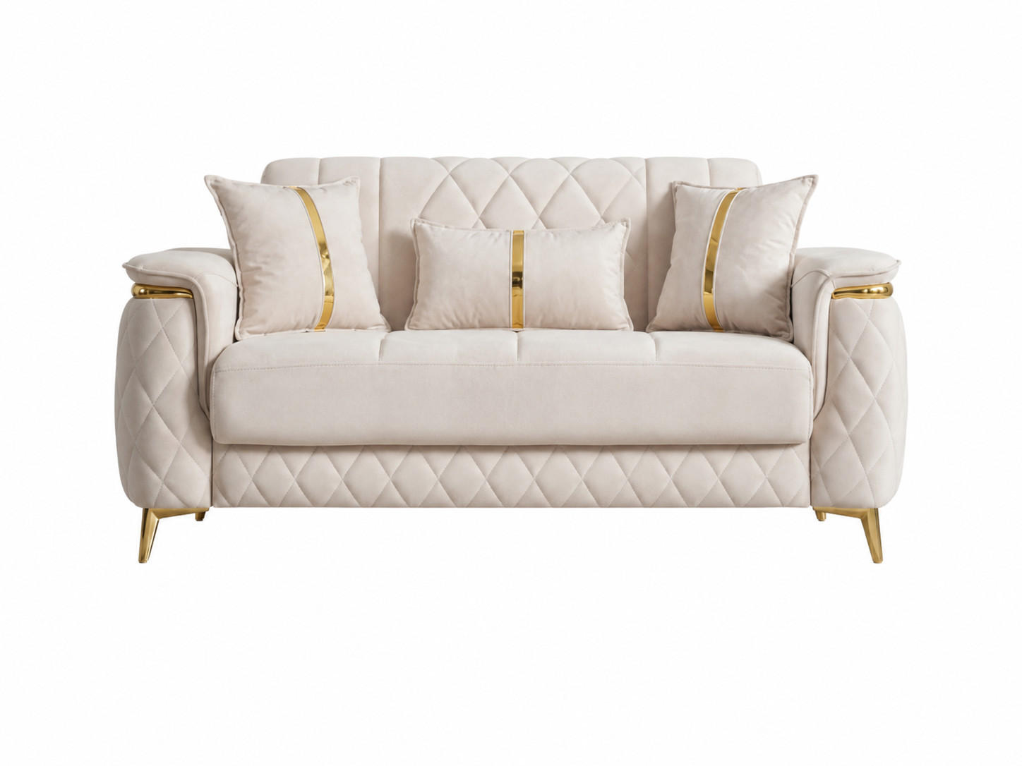 XXXLutz 2-Sitzer Beige 177x90x98 cm