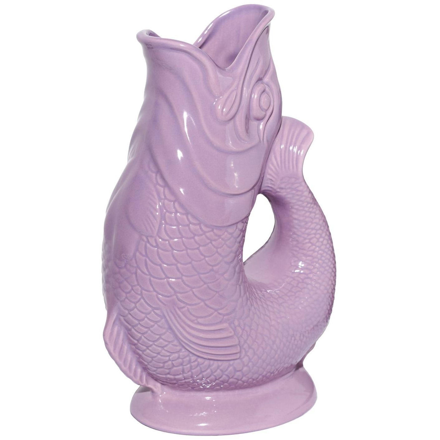 KARAFFE mit „Gluck-Gluck“-Geräusch 27,5/17/9,5 cm - Flieder, Keramik (1.2L) - Gluckigluck