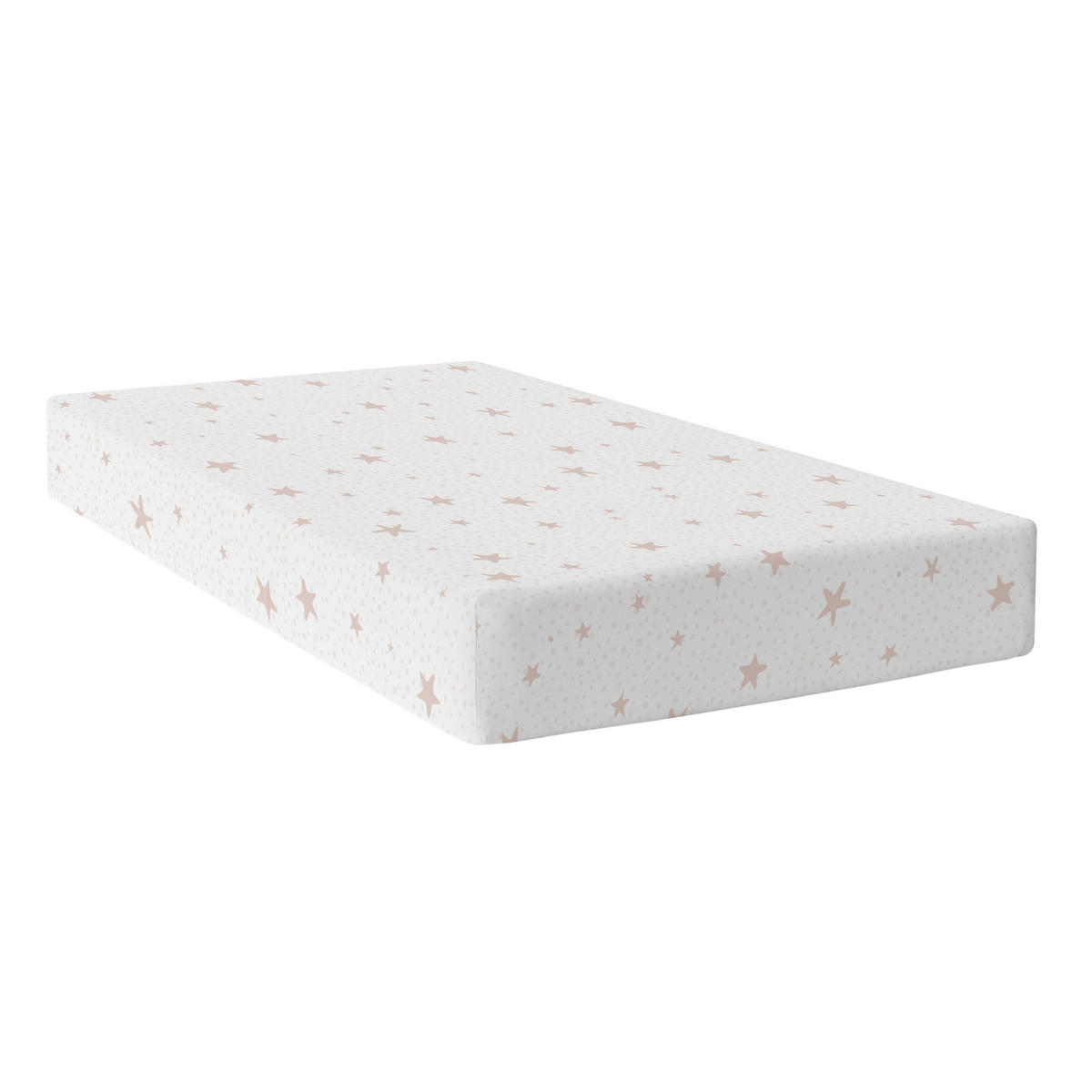 SPANNBETTTUCH little star 105x200x32 cm rosa - Pink, Textil (105/200cm) - Happy Friday