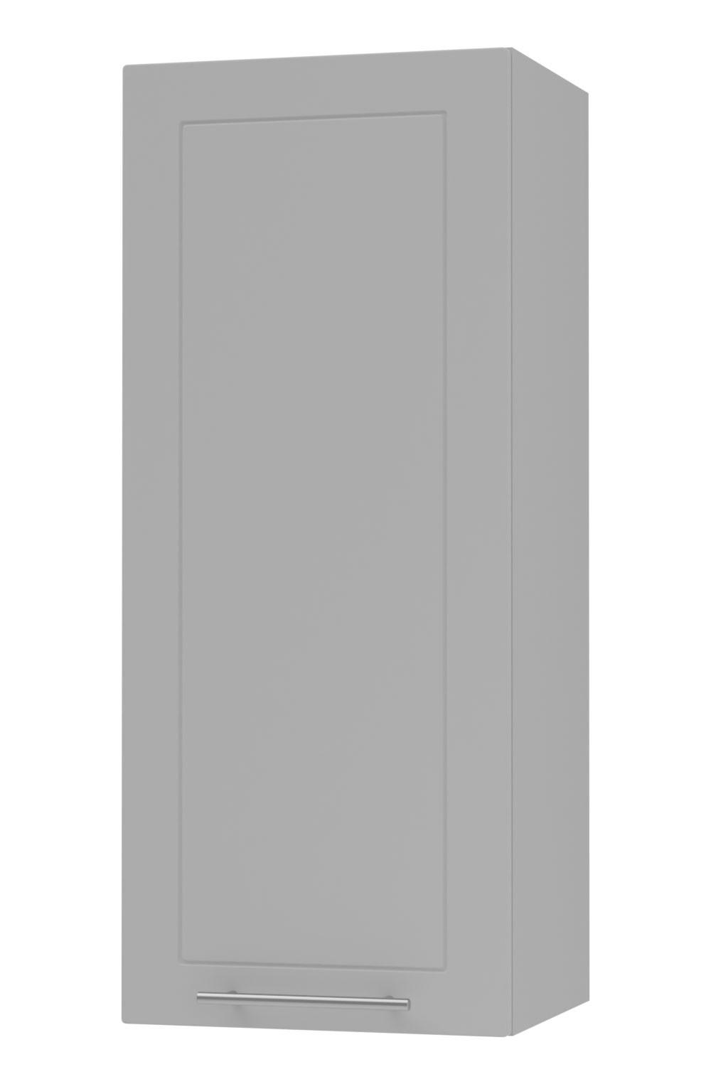 Feldmann-Wohnen Küchenhängeschrank Grau, Grau 40x96x32.5 cm