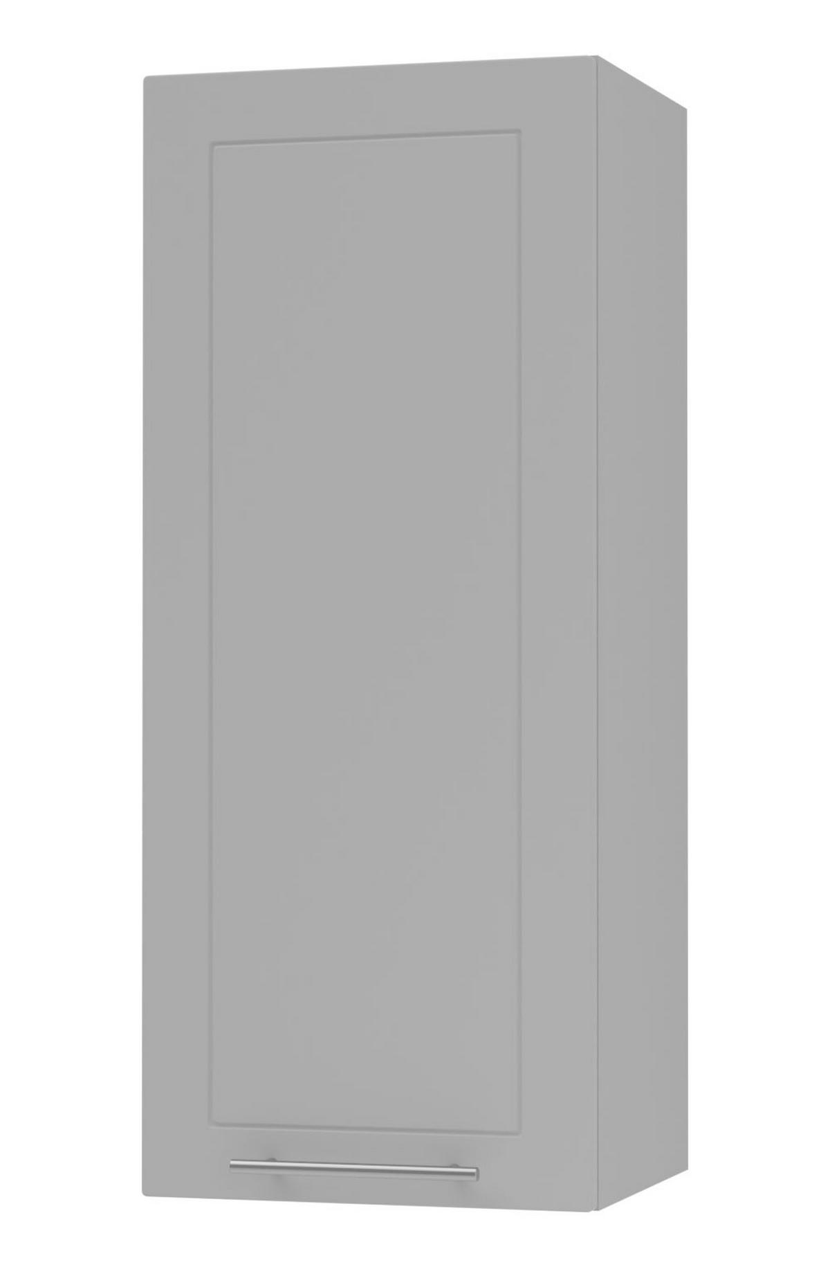 KÜCHENHÄNGESCHRANK Kvantum W4/40 Dust Grey Matt / Grau Matt 40 / 32,5 / 96cm - Grau, Holz/Holzwerkstoff (40/96/32.5cm) - Feldmann-Wohnen