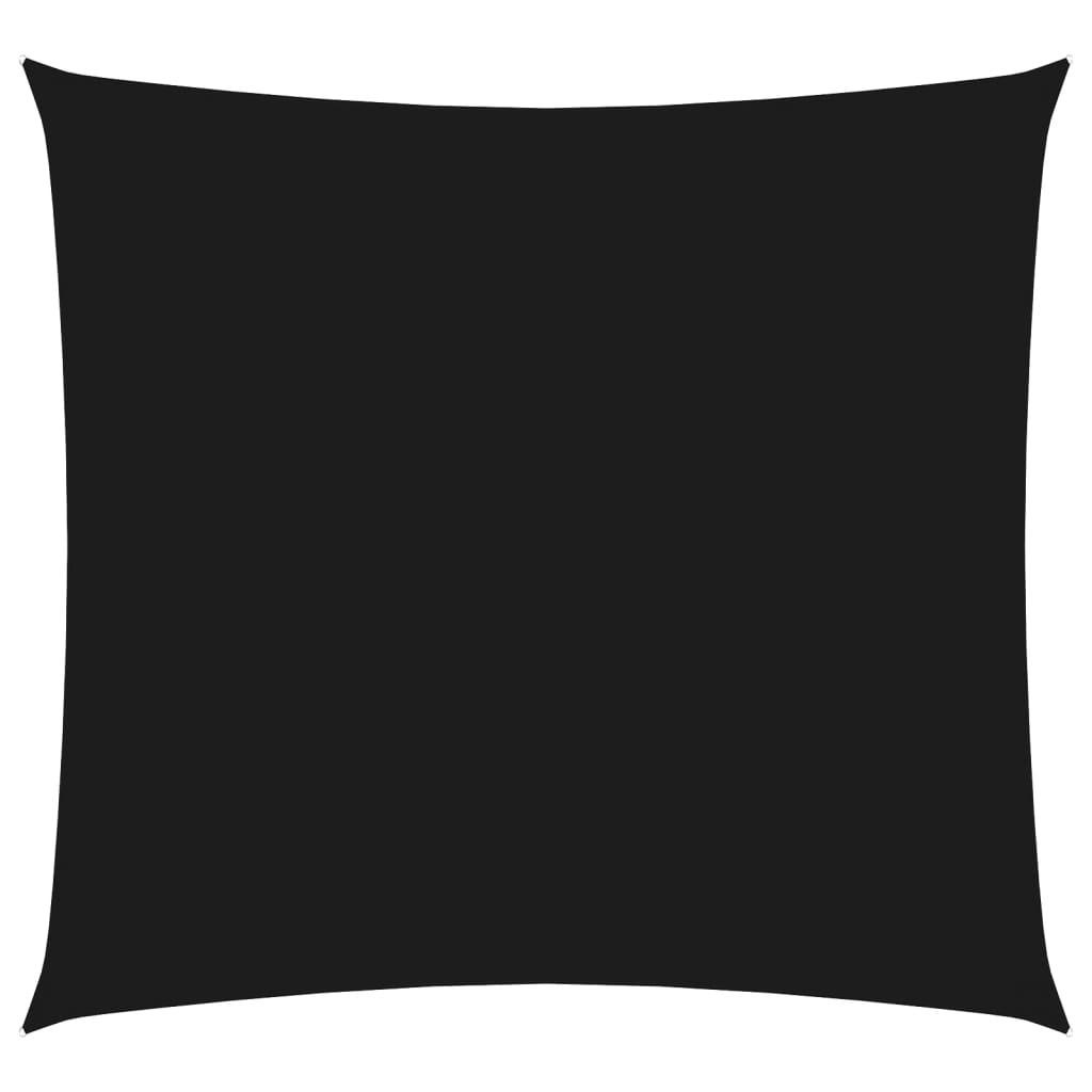 SONNENSEGEL Oxford-Gewebe Quadratisch 3x3 m Schwarz - Schwarz, Textil (300/300cm) - furnicato