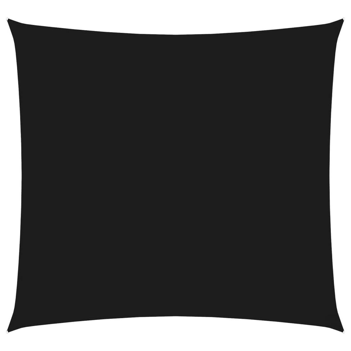 SONNENSEGEL Oxford-Gewebe Quadratisch 3x3 m Schwarz - Schwarz, Textil (300/300cm) - furnicato