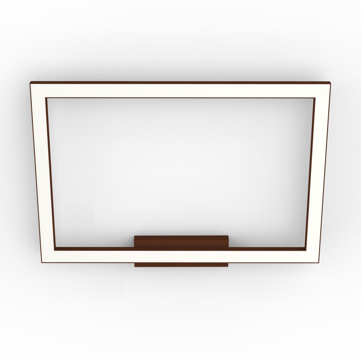 LED-DECKENLEUCHTE - Dunkelbraun, Metall (40/60/100cm) - Lumicom