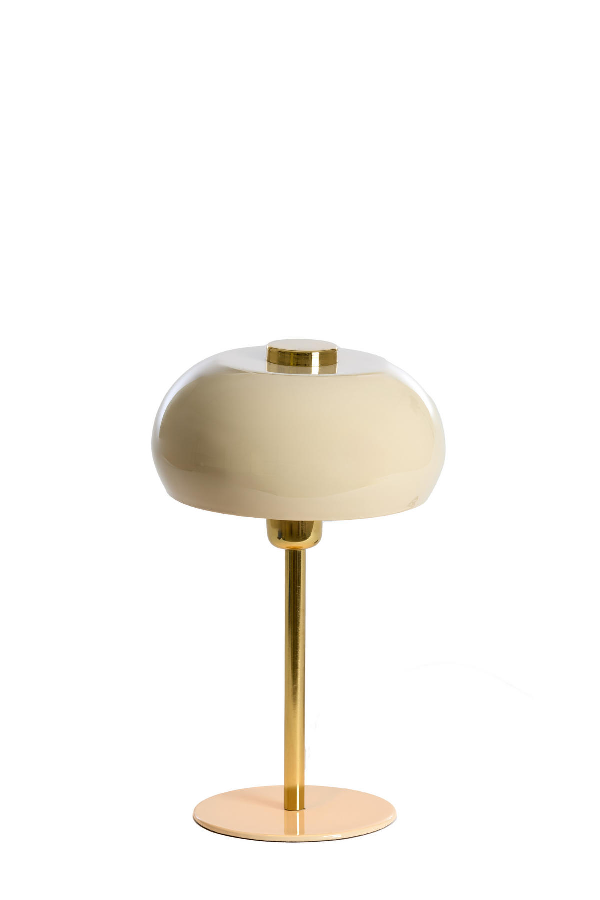 TISCHLAMPE Surin Grau Ø22/34 cm - Grau, Metall (22/22/34cm) - Light & Living