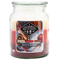 DUFTKERZE CandleBrothers - Multicolor, Glas/Naturmaterialen (15cm)