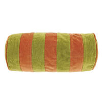 DEKOKISSEN Mika Mehrfarbig 20/45/20 cm - Orange, Textil (45/20cm) - Unique Living