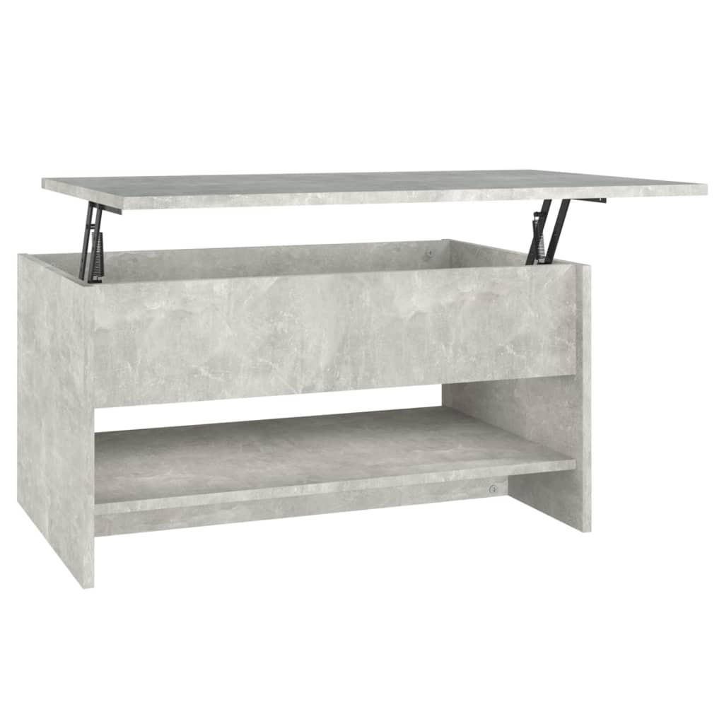 COUCHTISCH Betongrau 80x50x40 cm Holzwerkstoff - Grau, Holzwerkstoff (80/50/40cm) - furnicato
