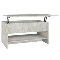 COUCHTISCH Betongrau 80x50x40 cm Holzwerkstoff - Grau, Holzwerkstoff (80/50/40cm) - furnicato