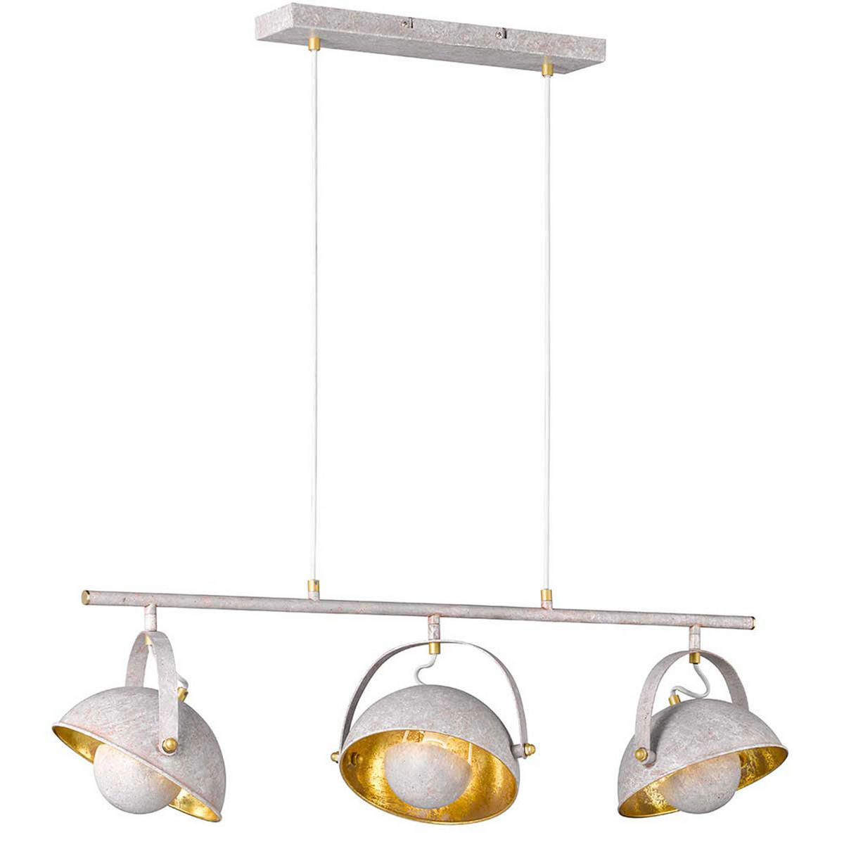 LED HÄNGELEUCHTE MONA Metall Grau 3 flammig - Grau, Metall (20.8/94.8/150cm) - Wofi