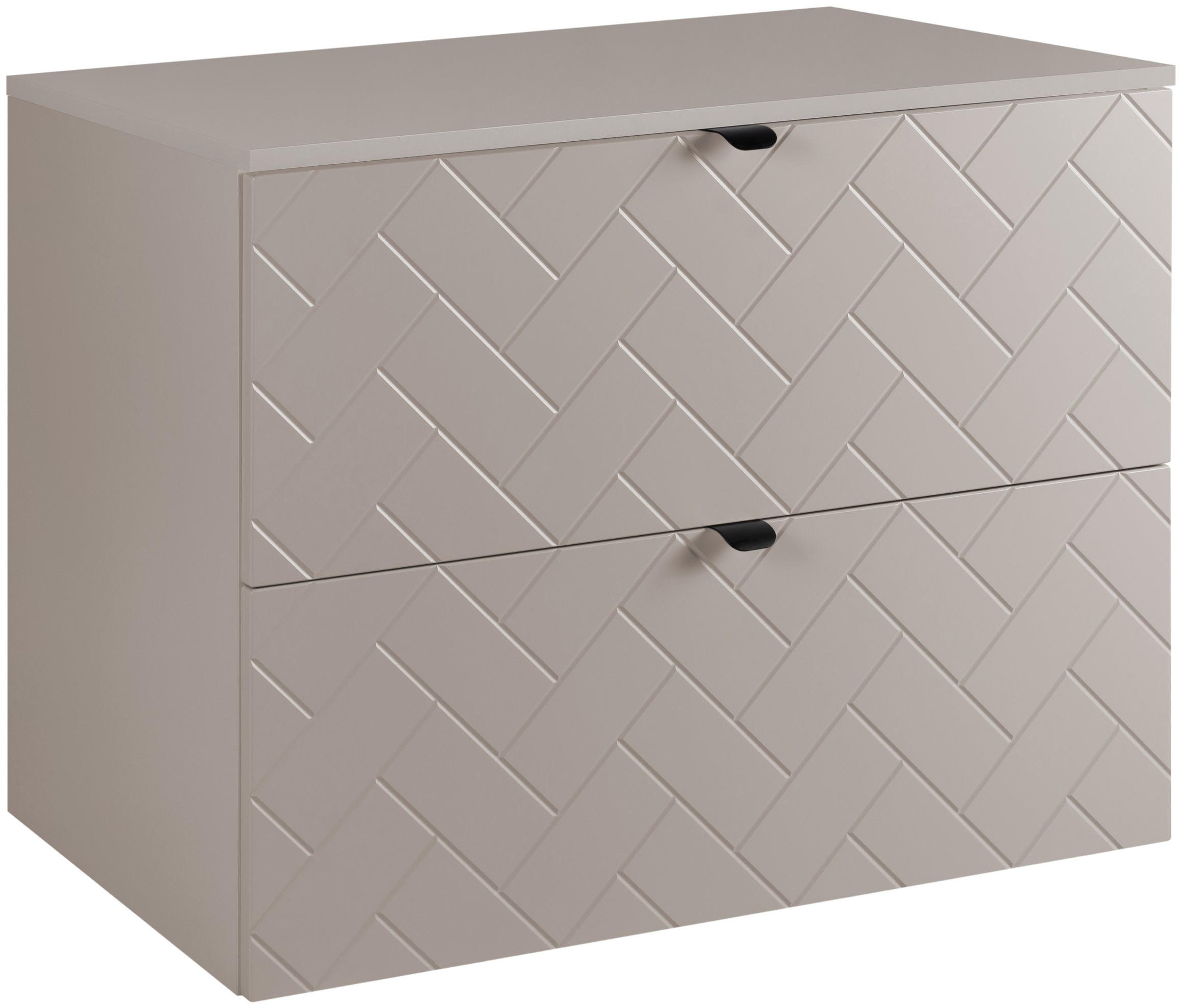 WASCHBECKUNTERSCHRANK TREND Kaschmir matt 80/46/60 cm - Kaschmir, Holzwerkstoff (80/60/46cm) - Rodan